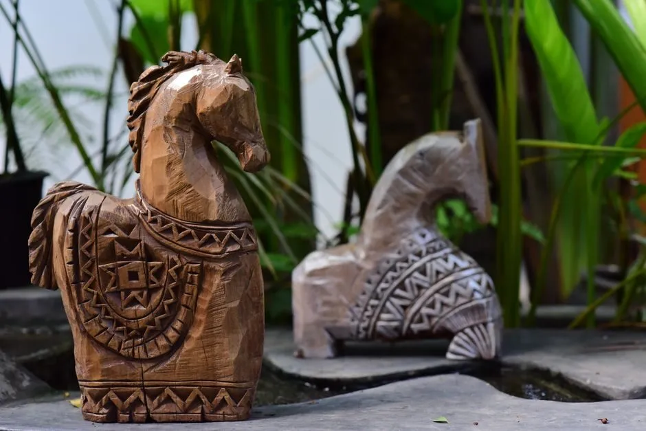 Tượng ngựa gỗ mã đáo thành công